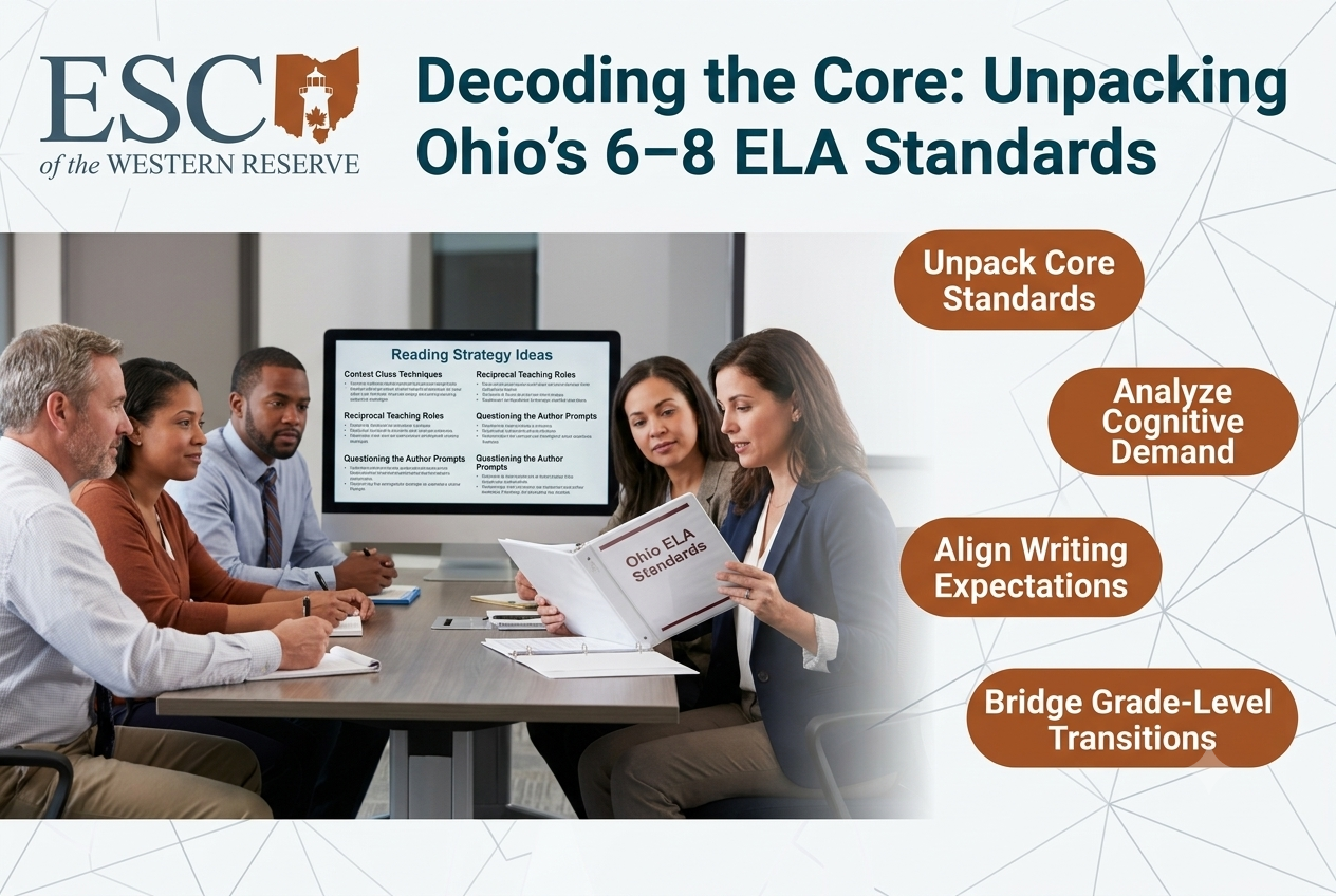 Image for Decoding the Core: Unpacking Ohio’s 6–8 ELA Standards 